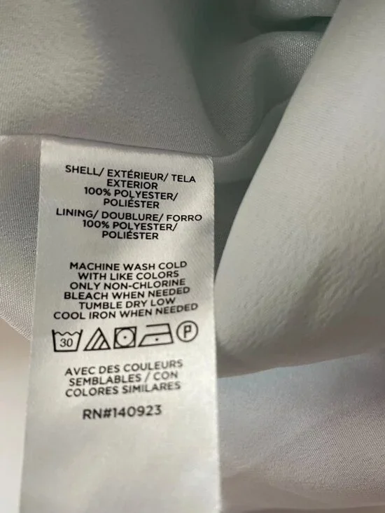 Loft Womens Multicolor Floral Stripe Scalloped Neck Peasant Blouse Top Size XL - Picture 5 of 10